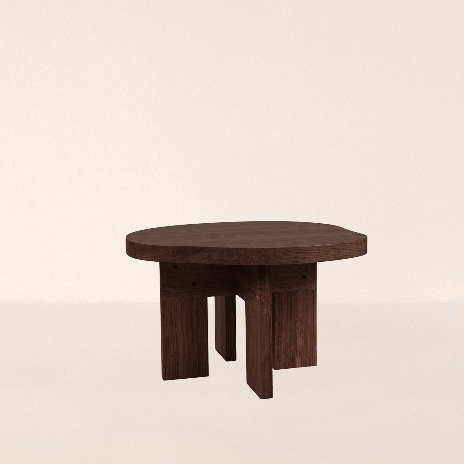 Goodee-Frama-Farmhouse Side Table - Pond - Color - Dark Oak
