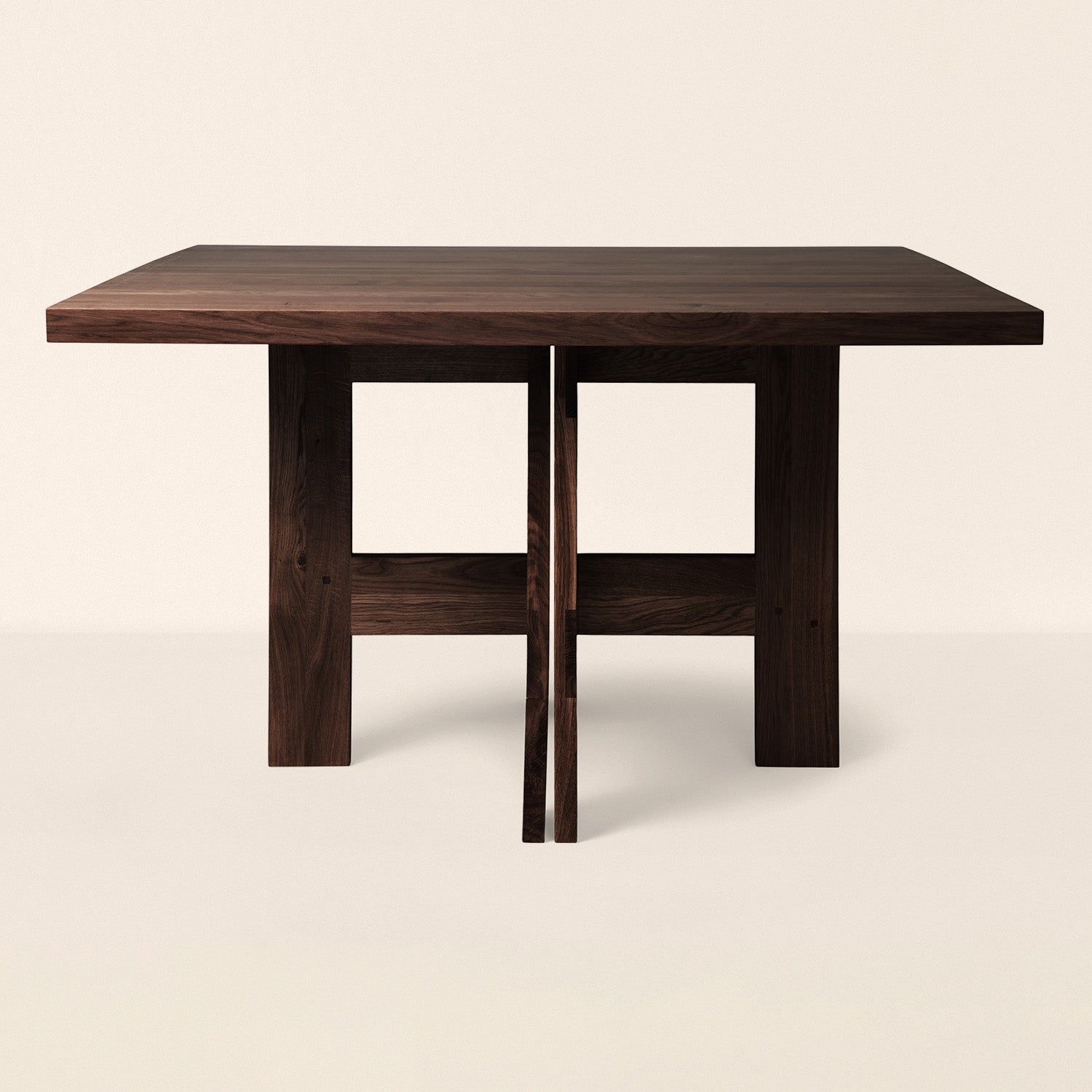 Goodee-Frama-Farmhouse Table - Pond - Color - Dark Oak