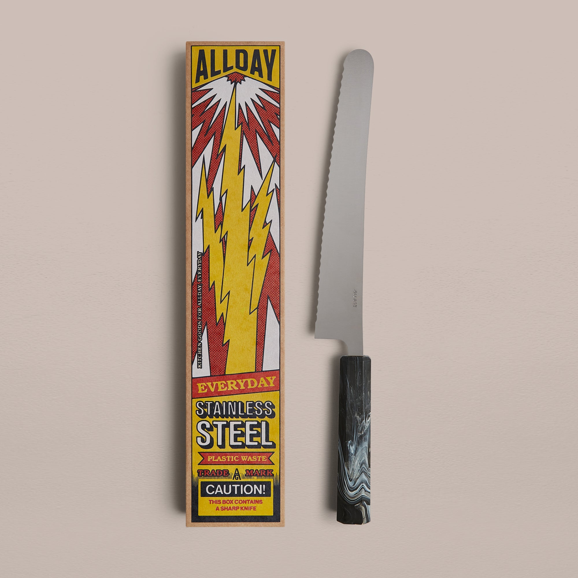 Goodee-All Day Goods-Bread Knife - Color - Black Jack