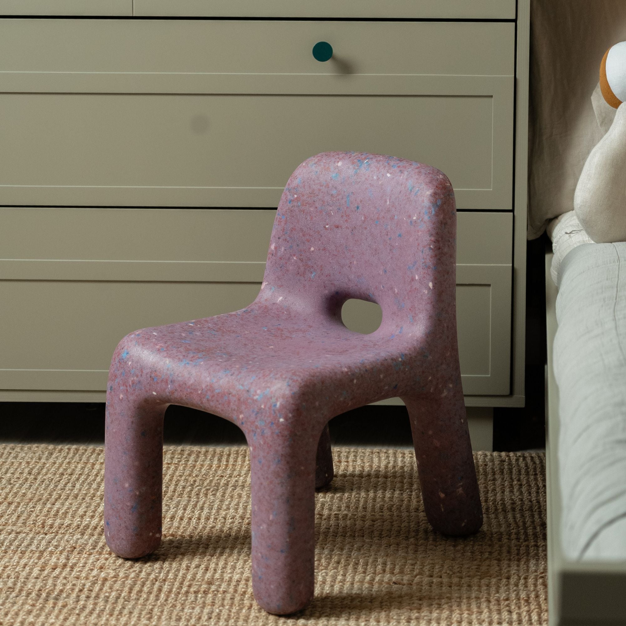 Goodee-Ecobirdy-Charlie Chair - Limited Edition - Color - Mulberry