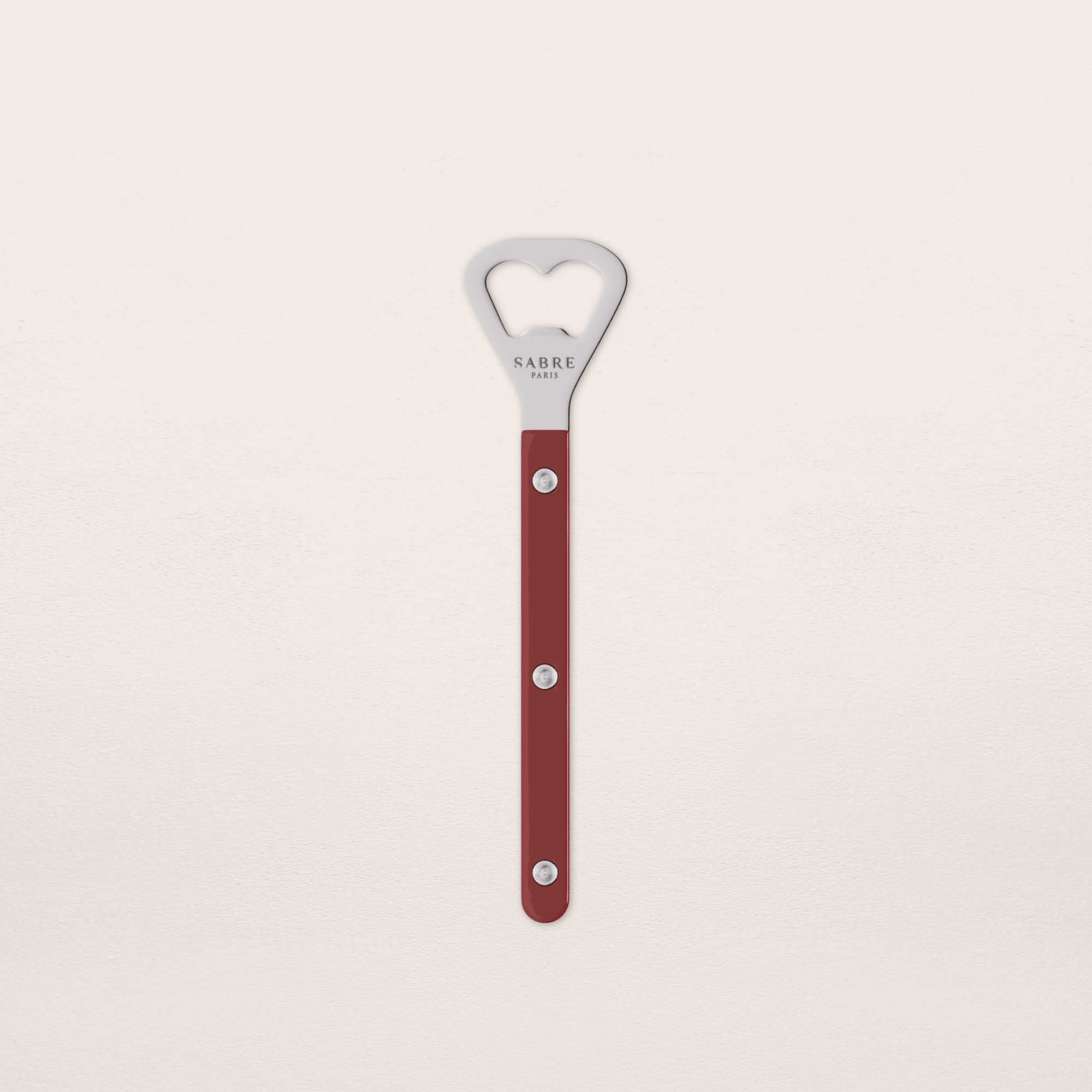 Goodee-Sabre-Bistrot Solid Bottle Opener - Color - Burgundy/Shiny