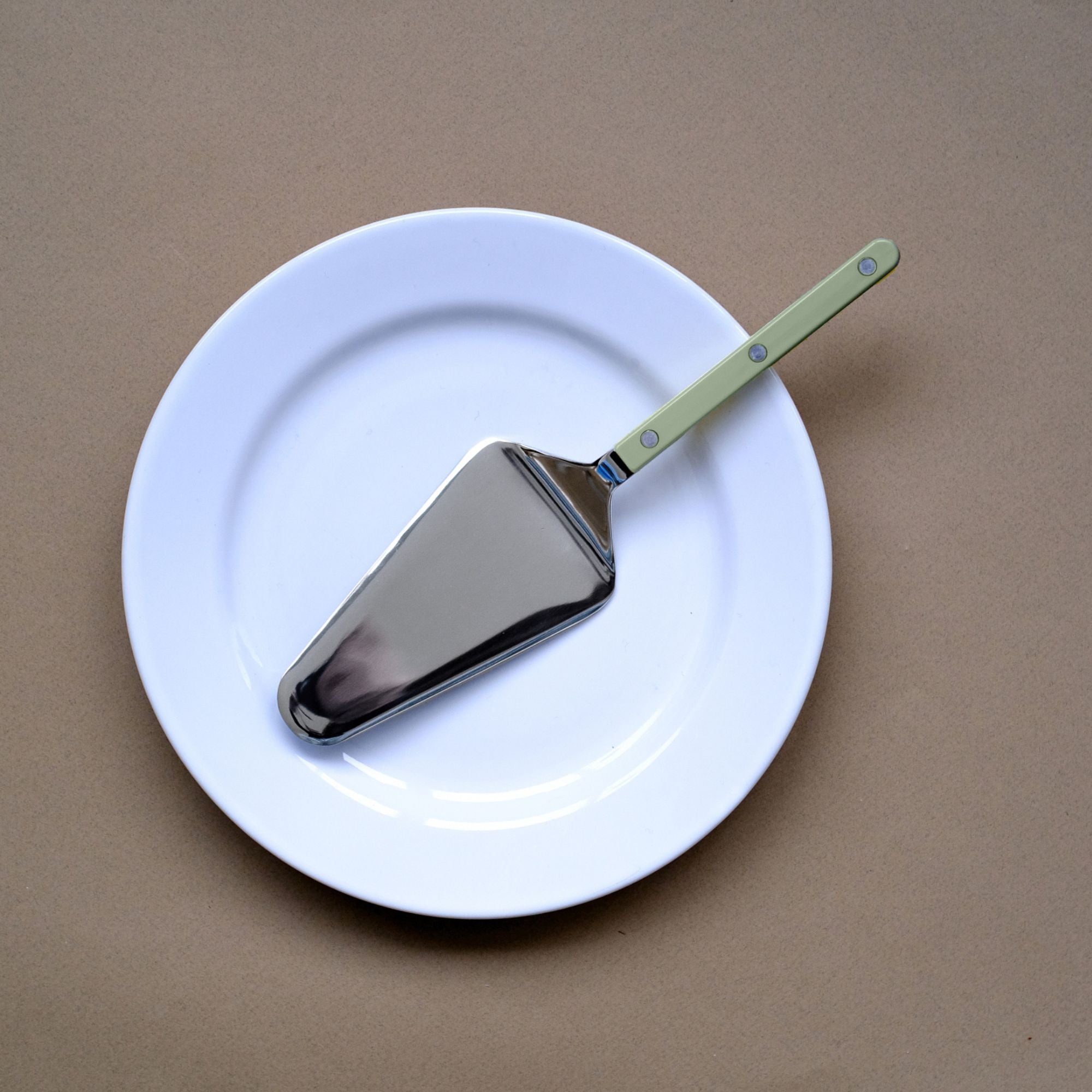 Goodee-Sabre-Bistrot Solid Tart Server - Color - Asparagus/Shiny