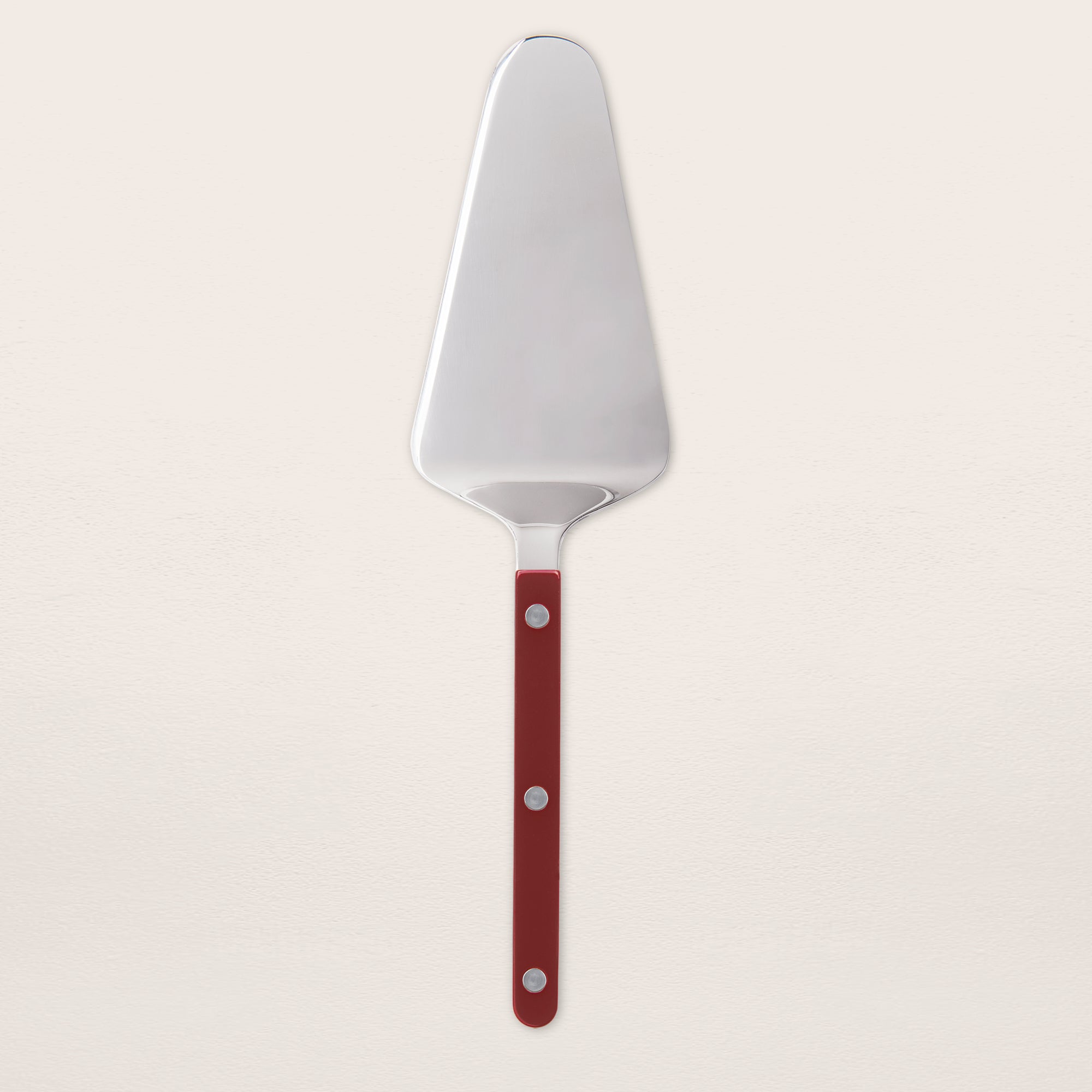 Goodee-Sabre-Bistrot Solid Tart Server - Color - Burgundy/Shiny