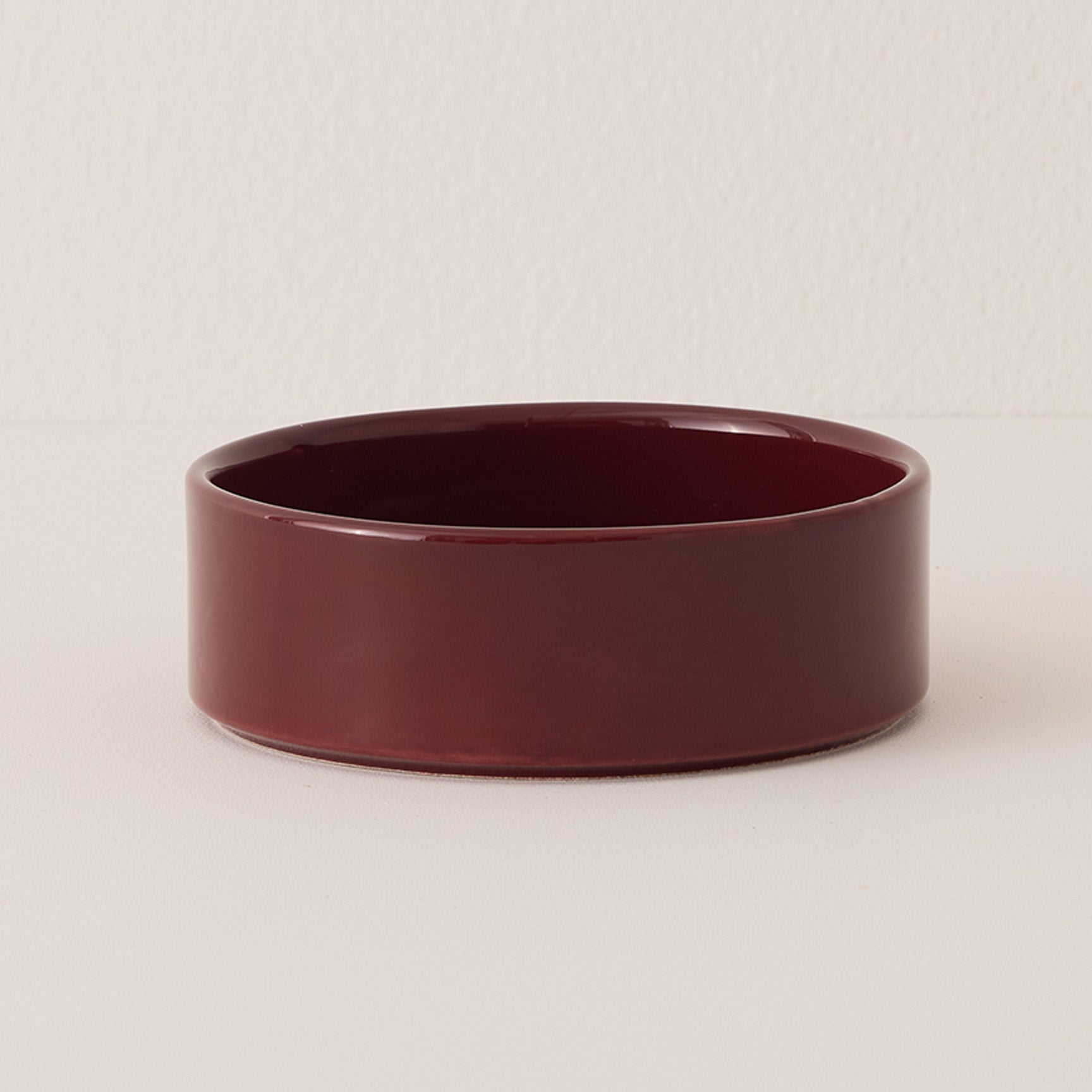 Goodee-Bergs Potter-Hoff Ø30 Saucer - Color - Burgundy Glazed