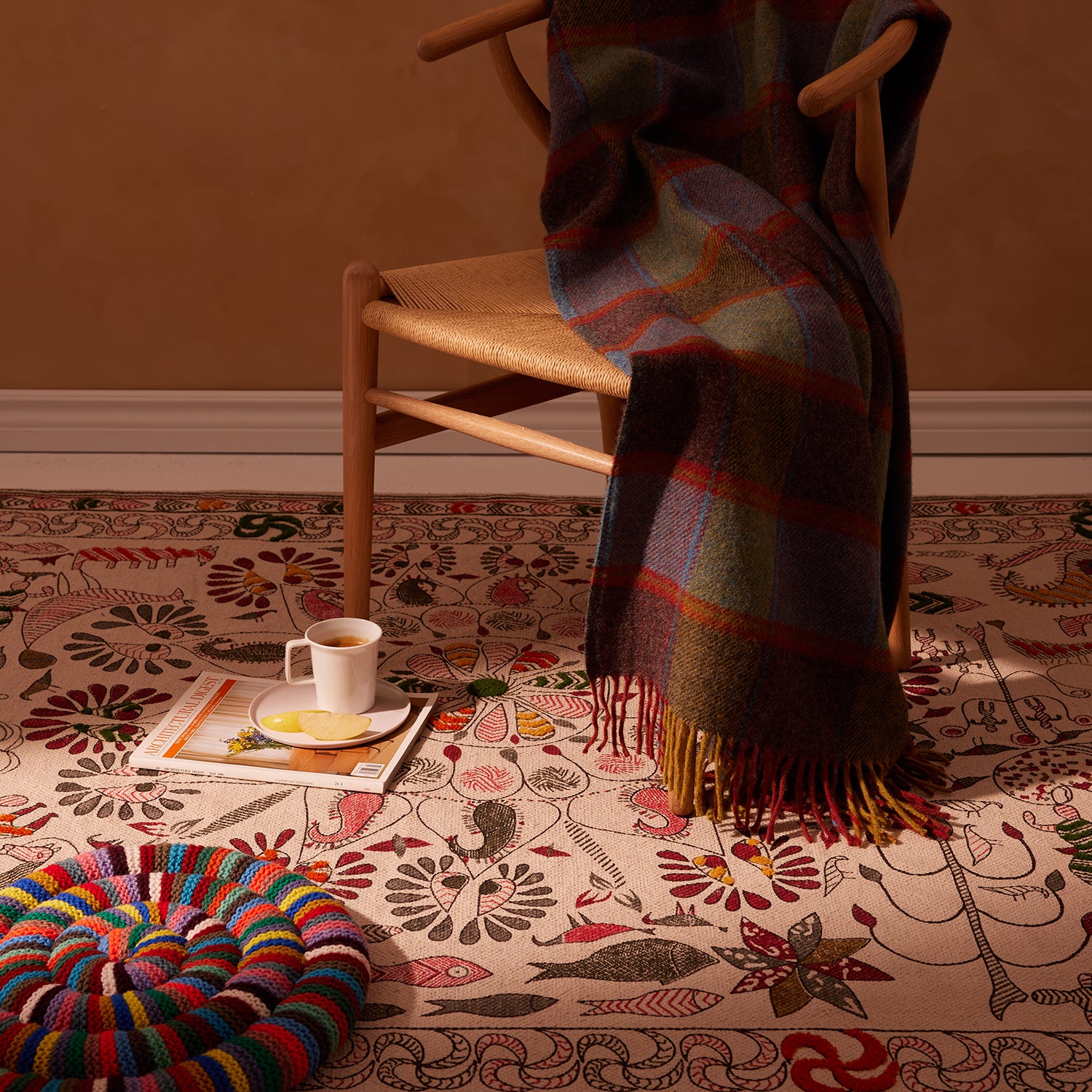 Goodee-Ezcaray-Shetland-Throw - Color - Blueberry Patch