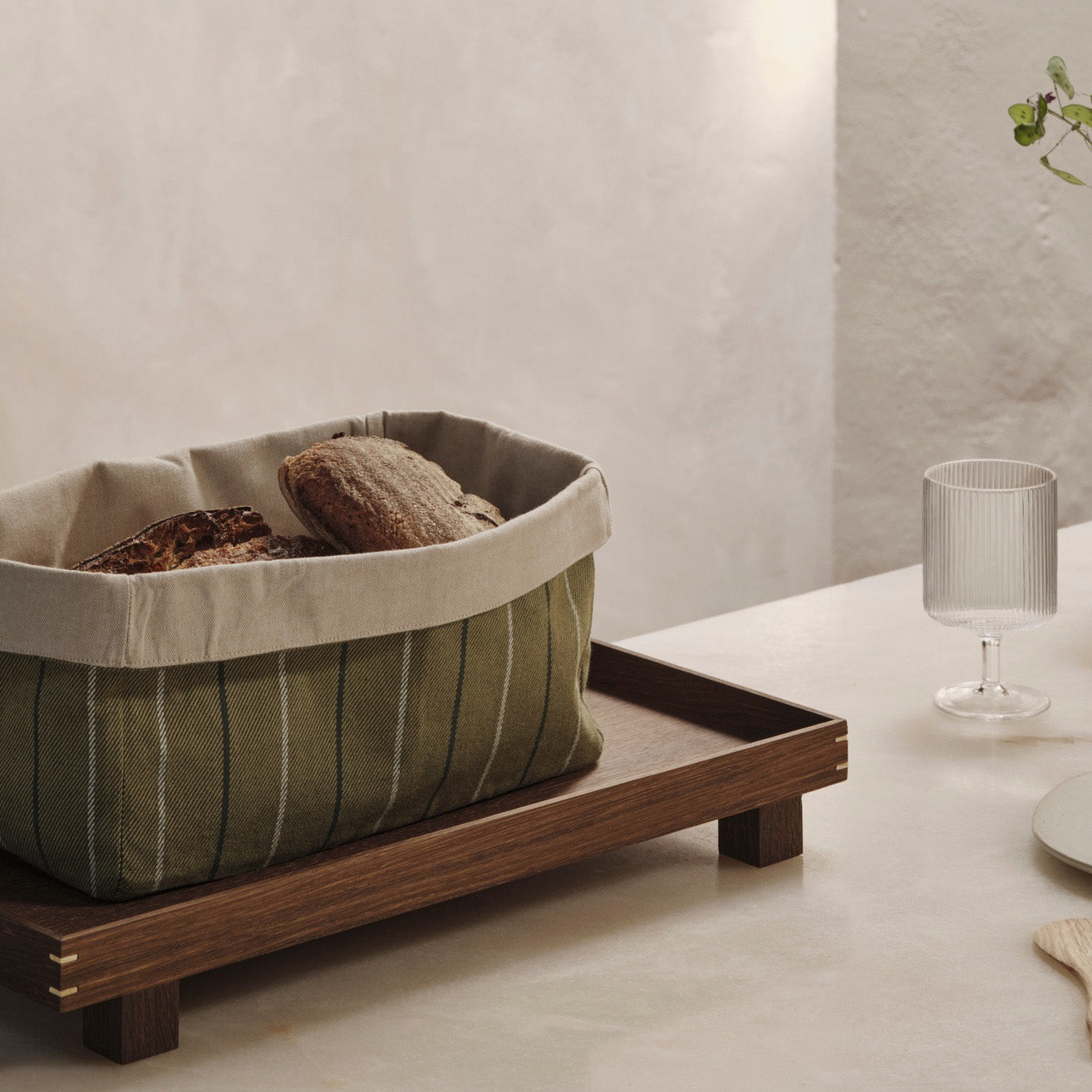 Goodee-Ferm Living-Bon Wooden Tray - Large - Color - Smoked Oak