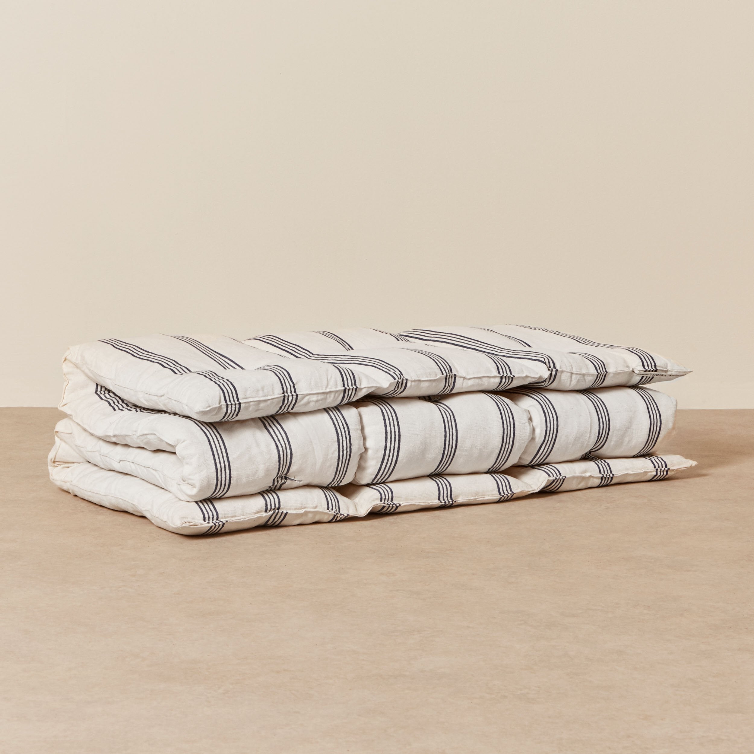 Goodee-Tensira-Kapok Mattress Bedroll - Color - Navy Blue & Off-White