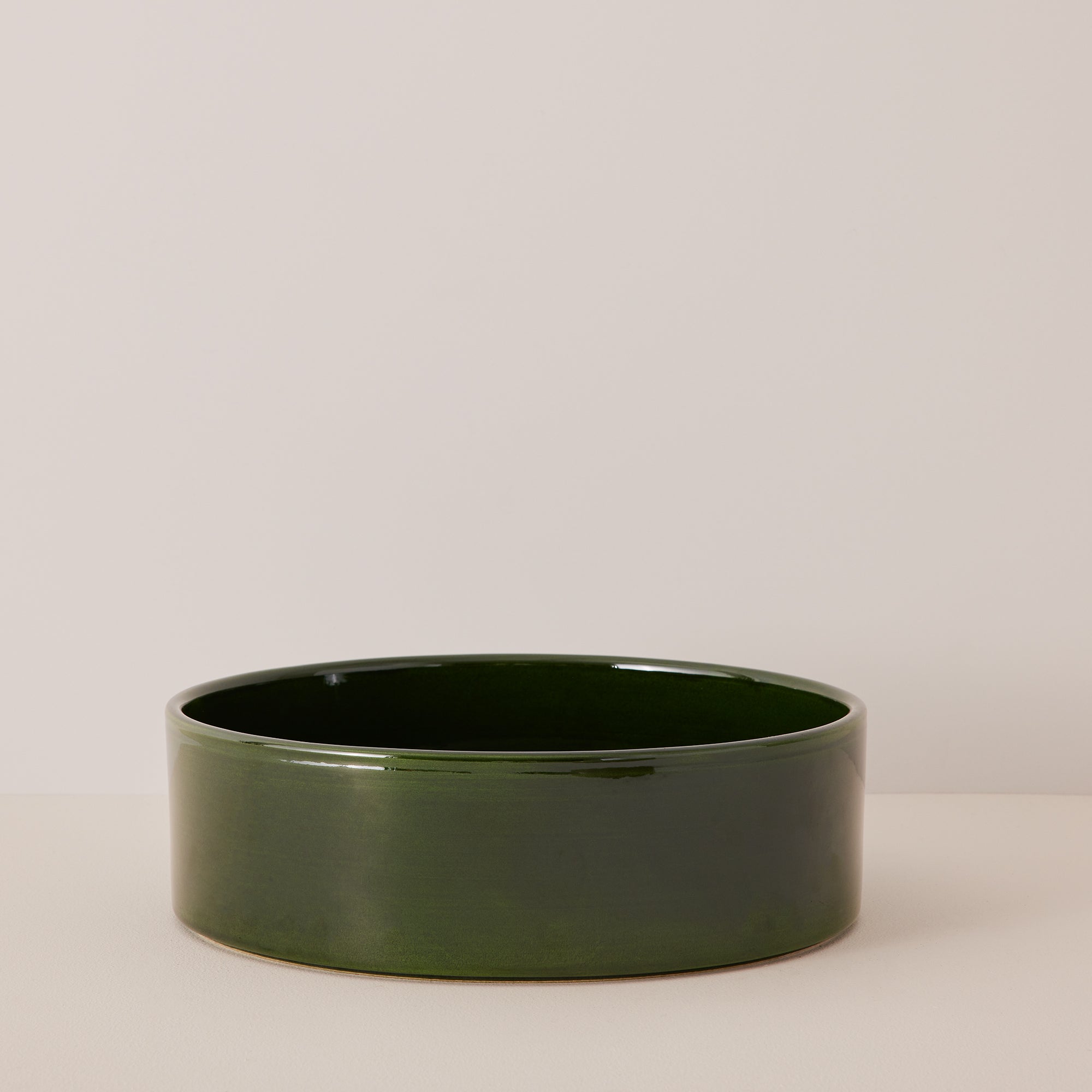 Goodee-Bergs Potter-Hoff Ø18 Saucer - Color - Emerald Glazed