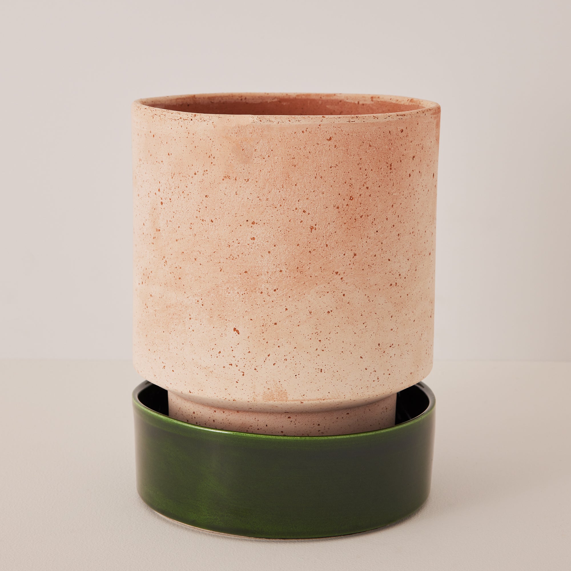 Goodee-Bergs Potter-Hoff Ø18 Saucer - Color - Emerald Glazed