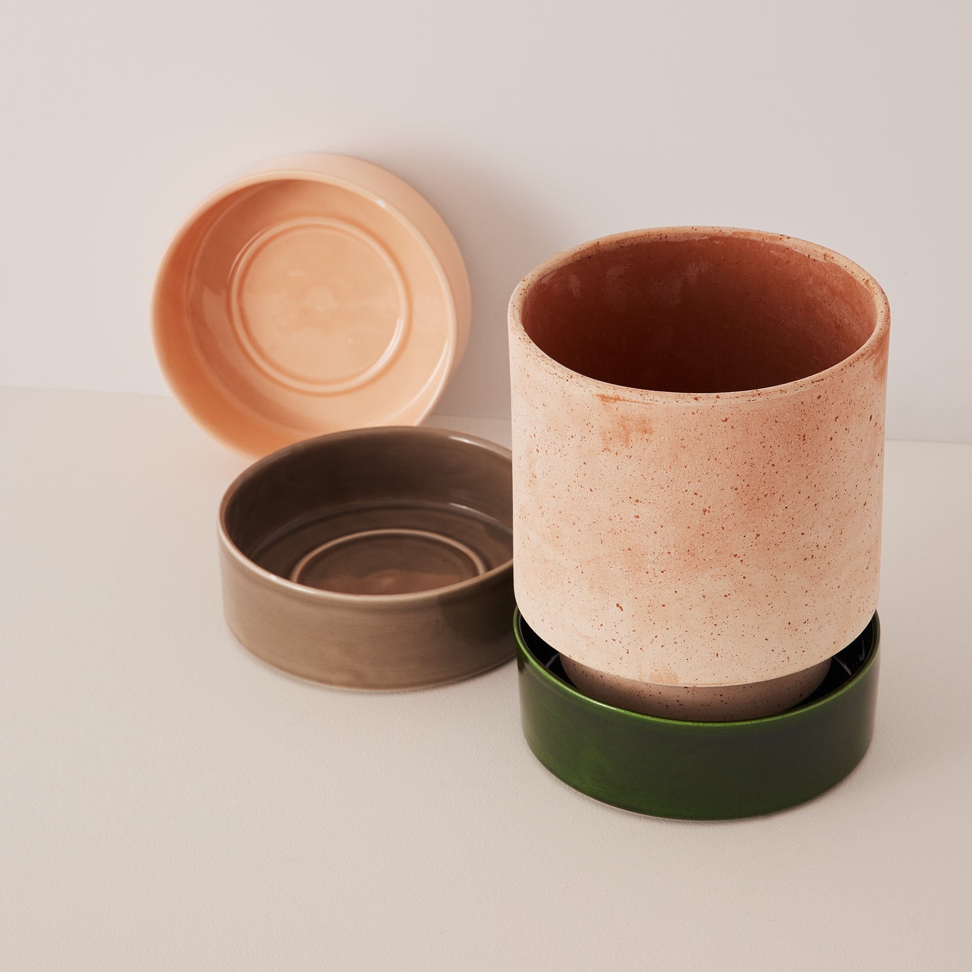 Goodee-Bergs Potter-Hoff Ø18 Saucer - Color - Emerald Glazed
