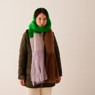Goodee-Ezcaray-Color Block Scarf - Color - Brown/Green/Lilac