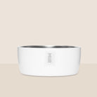 Goodee-Miir-Stainless Steel Dog Bowl - Color - White