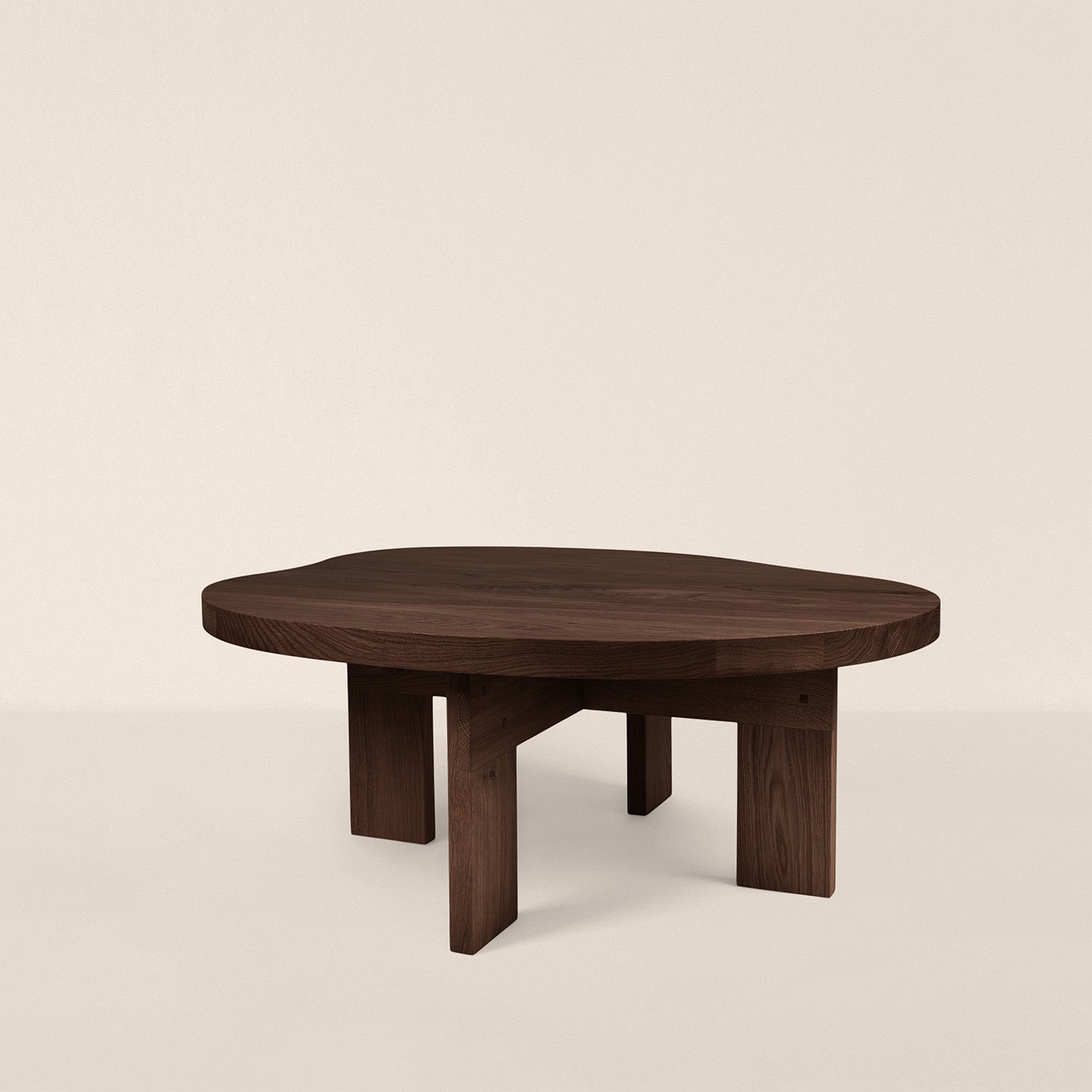 Goodee-Frama-Farmhouse Coffee Table - Pond - Color - Dark Oak