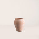 Goodee-Bergs Potter-Delphi Ø22 Tall Planter & Saucer - Color - Raw Rosa