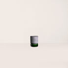 Goodee-Bergs Potter-Hoff Ø8 Planter & Saucer - Set of 2 - Color - Raw Grey/Emerald Glaze