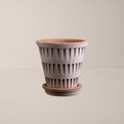 Goodee-Bergs Potter-Pantheon Ø14 Planter & Saucer - Color - Raw Rosa