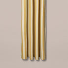 Goodee-Ferm Living-Organic Cotton Chambray Shower Curtain - Wide Stripe - Color - Yellow/Parchment