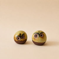 Ceramic Owl Figurine - Set of 2