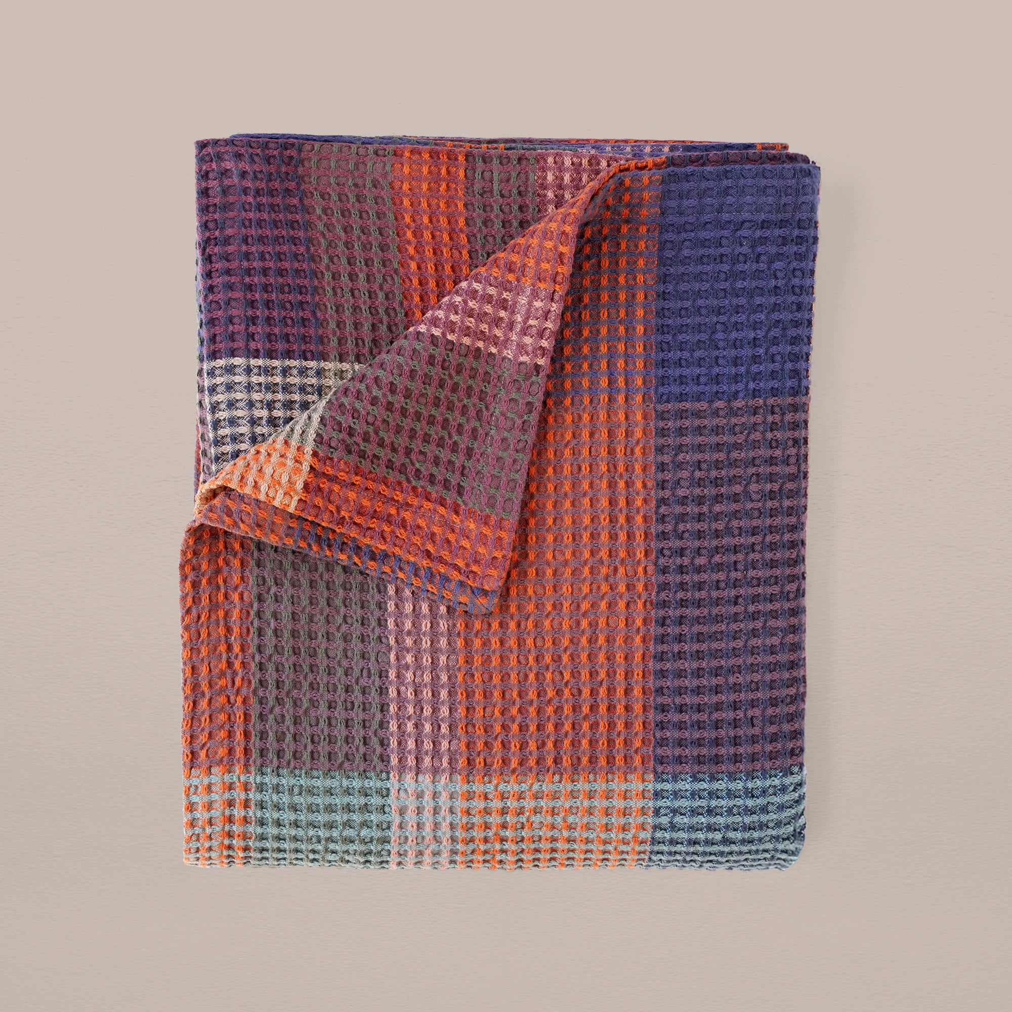 Goodee-Mungo-Vrou-Vrou Woven Cotton Blanket - Nebula - Color - Nebula