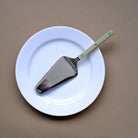 Goodee-Sabre-Bistrot Solid Tart Server - Color - Asparagus/Shiny