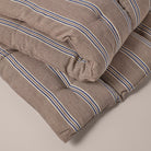Goodee-Tensira-Kapok Mattress Topper - Large - Color - Chocolate & Navy Stripe