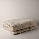 Goodee-Tensira-Kapok Mattress Topper - Large - Color - Chocolate & Off-White Stripe