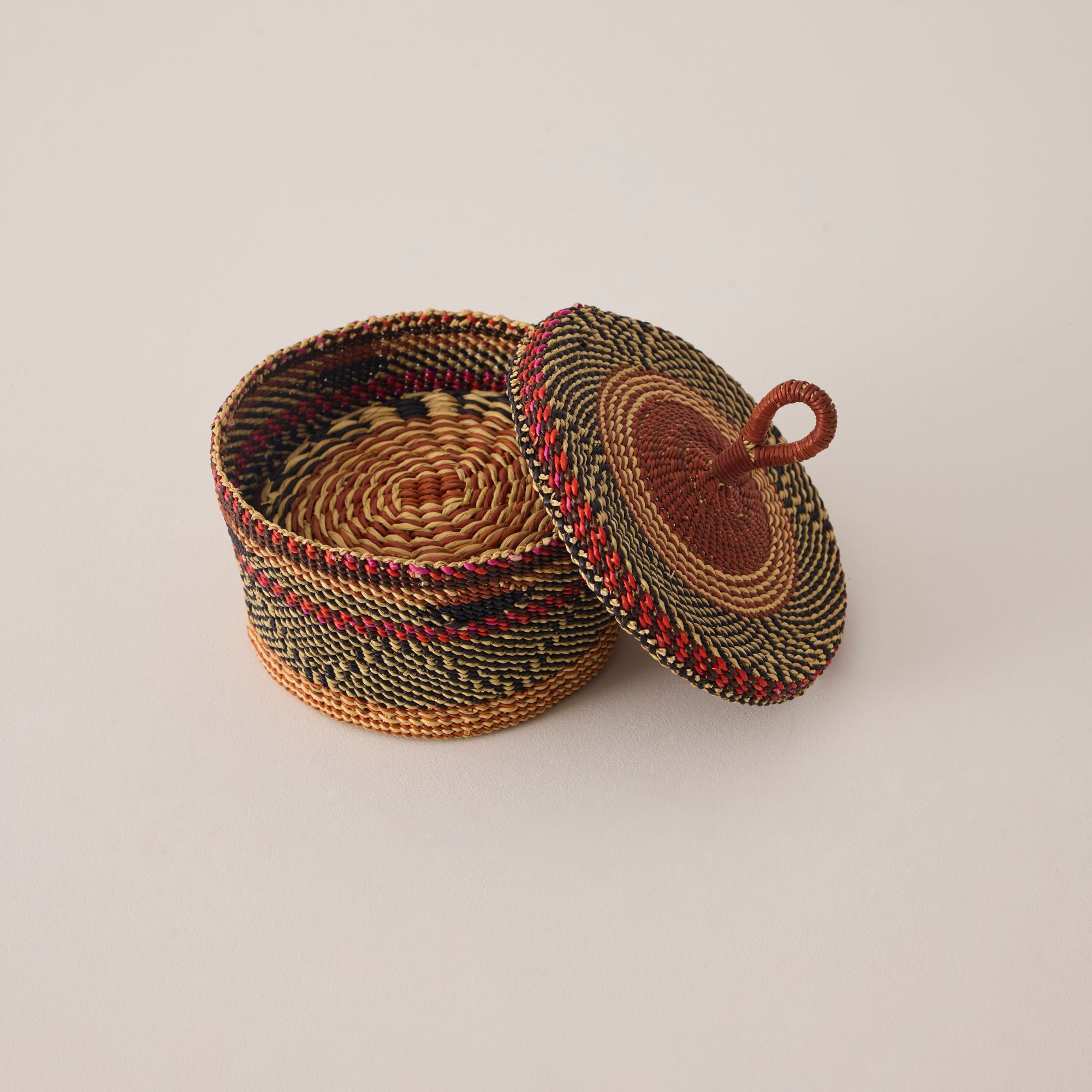 Goodee-Baba Tree-Coasters & Holder - Set of 6 - Exclusive - Color - Brown Multi