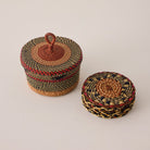 Goodee-Baba Tree-Coasters & Holder - Set of 6 - Exclusive - Color - Brown Multi