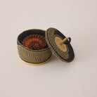 Goodee-Baba Tree-Coasters & Holder - Set of 6 - Exclusive - Color - Navy & Natural