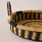 Mini Woven Tray - Exclusive - Color - Black & Natural