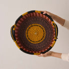 Mini Woven Tray - Exclusive - Color - Pink & Yellow