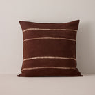Goodee-Tensira-Cotton Cushion Cover - Color - Chocolate Brown Tie-Dye
