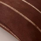 Goodee-Tensira-Cotton Cushion Cover - Color - Chocolate Brown Tie-Dye
