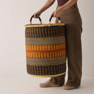 Goodee-Baba Tree-Tall Storage Basket - Exclusive - Color - Orange & Blue