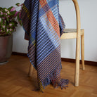 Goodee-Wallace Sewell-Lambswool Basket Throw - Small - Color - Seacole