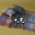 Goodee-Wallace Sewell-Lambswool Basket Throw - Small - Color - Seacole