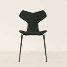 Grand Prix Chair, Upholstered - Color - Black/ Natural