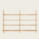 Goodee-Frama-Shelf Library Natural | Double Section - Size - 4 Shelves  