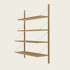 Goodee-Frama-Shelf Library Natural | Single Section - Size - 4 Shelves  